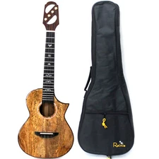 High quality 24 inch all solid mango wood ukulele ukelele uke with Gig Bag