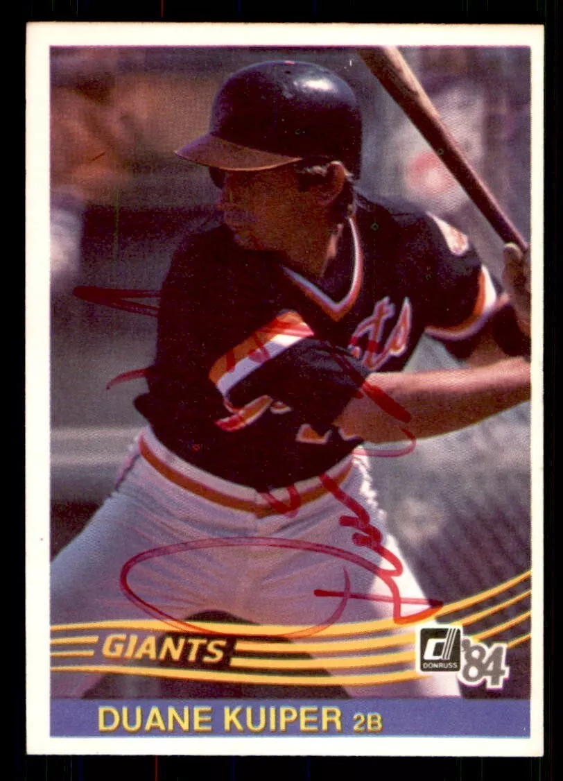 Duane Kuiper trading card