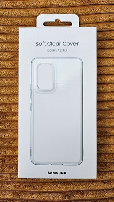 Original Samsung Soft Clear Cover für Samsung Galaxy A53 5G - Transparent *NEU*