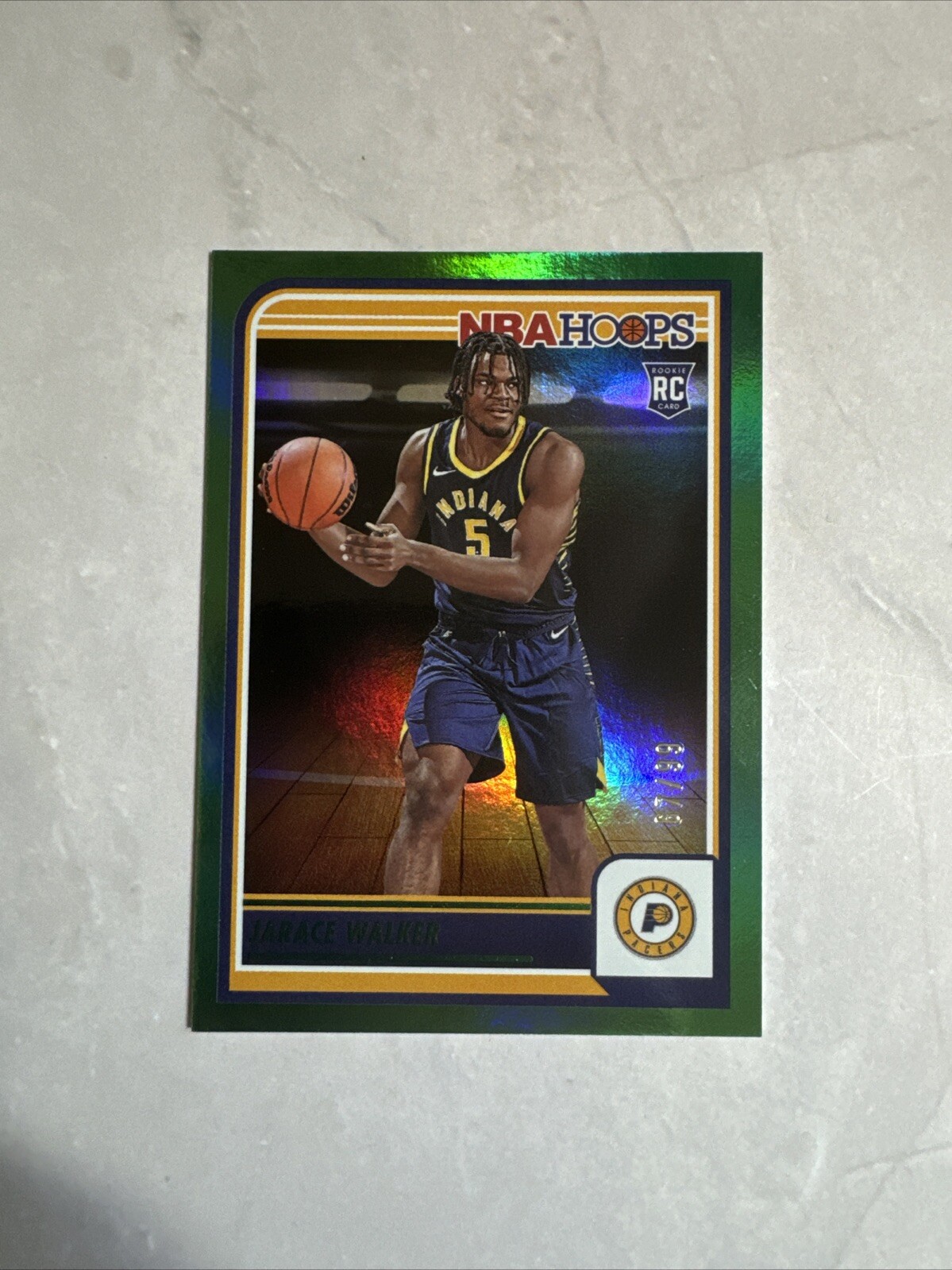 2023-24 Panini NBA Hoops - Green #251 Jarace Walker RC 67/99 Indiana Pacers