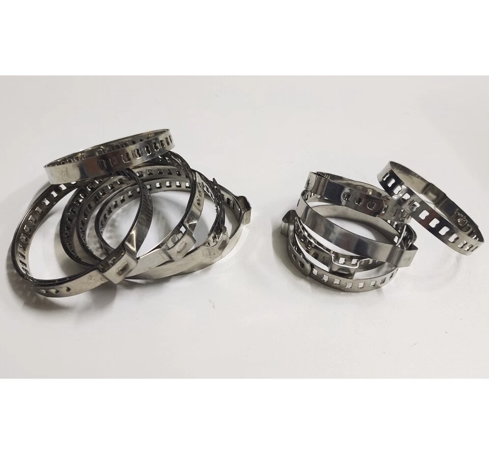 10件装通用可调节轴CV接头靴压接夹小型和大型套件美国 — 第 3/4 张图片