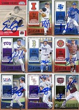 BLAKE TRAHAN SIGNED 2015 PANINI CONTENDERS PROSPECT ROOKIE CARD AUTO