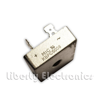 50 amp Full Wave Bridge Rectifier. KBPC5008 For converting AC to DC hho use 50a