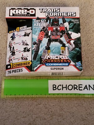 Transformers Kre-o Kreo Micro Changers Combiners Autobot Superion NEW