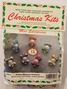 Download Holiday Miniature Ornament Starflake Beaded Christmas Craft Kit Merri Mac Vtg Ebay 3D SVG Files Ideas | SVG, Paper Crafts, SVG File