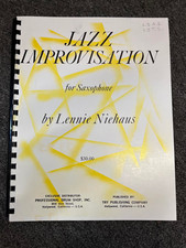Jazz Improvisation For Saxophone by Lennie Niehaus, NYSSMA 3