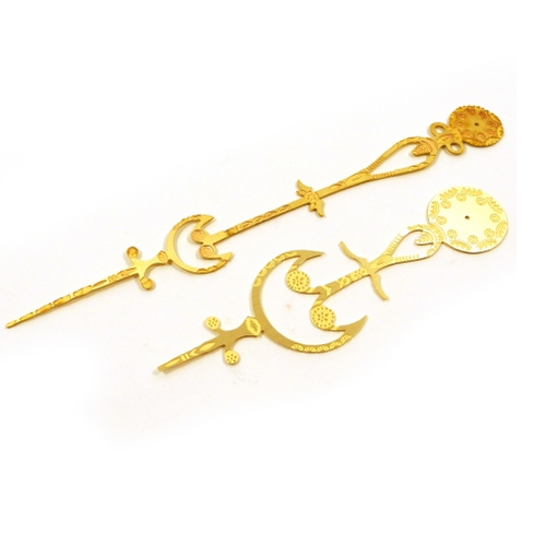 BRASS CLOCK HANDS REPRODUCTION 18th CENTURY LONG CASE GRANDFATHER