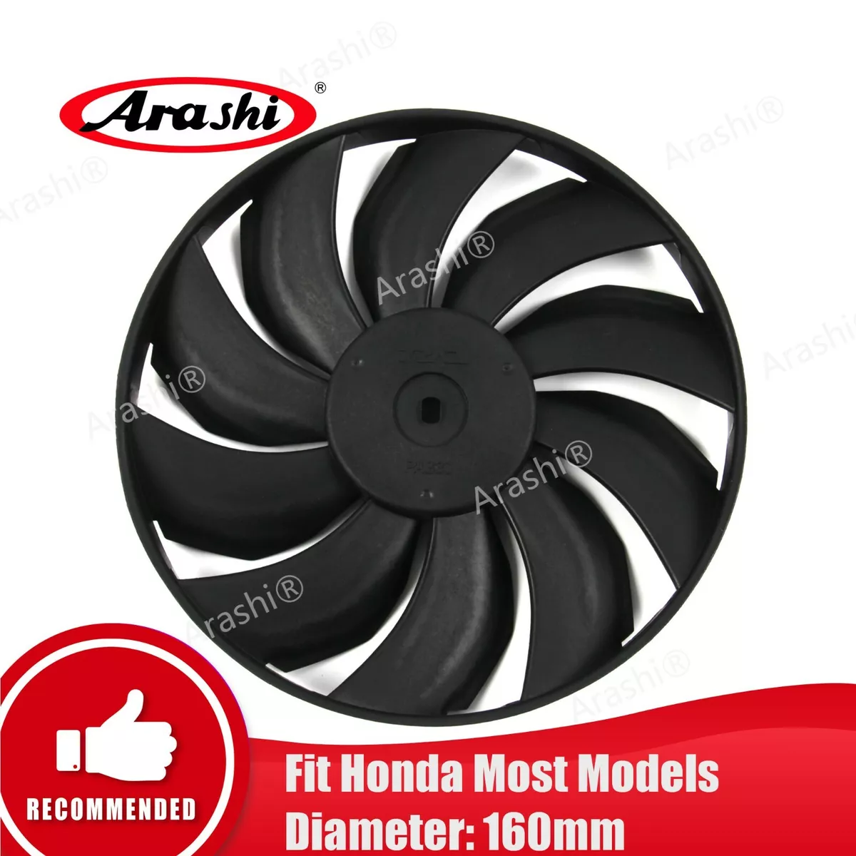 Medicinsk malpractice kontrollere Lull Fit HONDA Most Models Replacement Radiator Fan Engine Thermal Cooling 160mm  | eBay