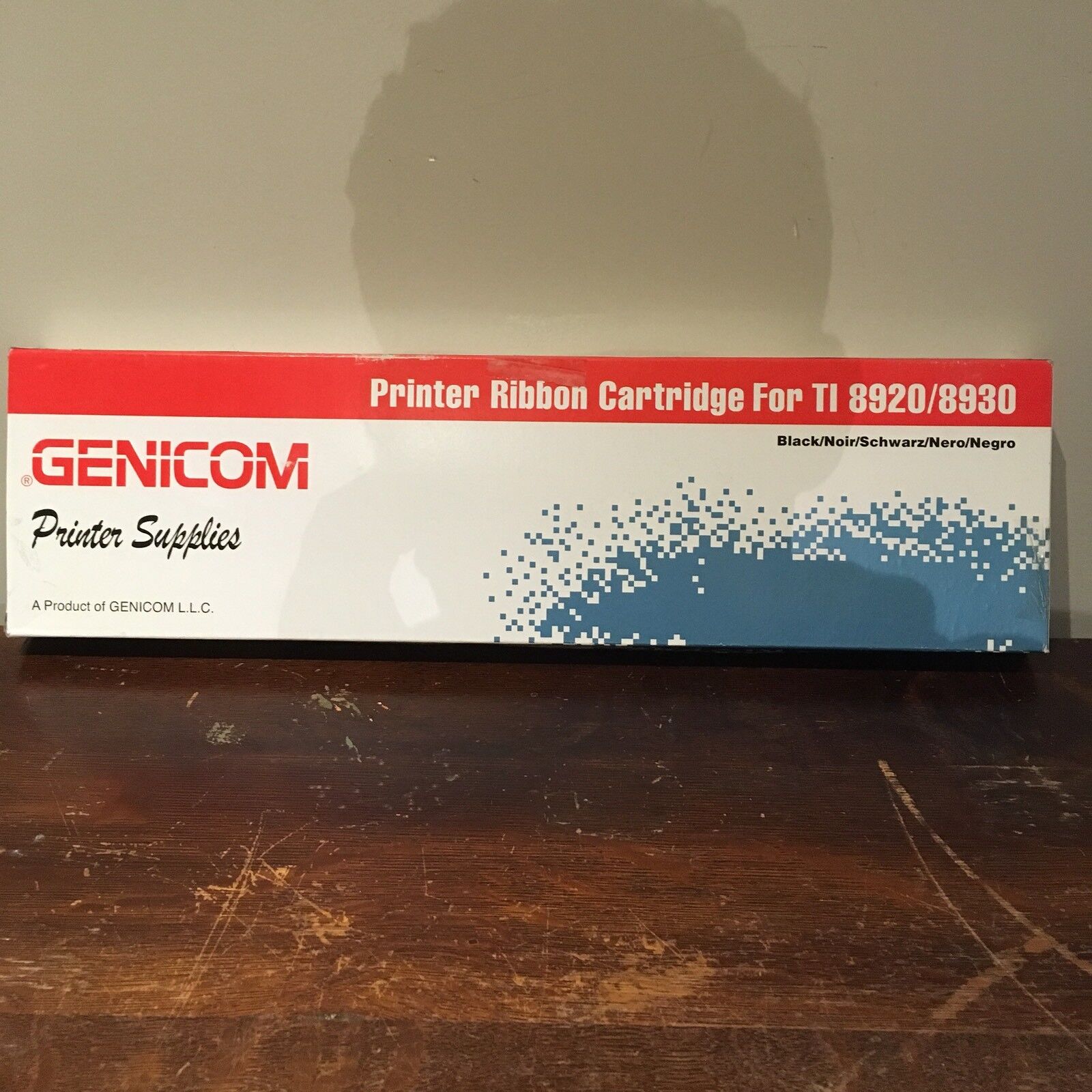 Genicom Printer Ribbon Cartridge 1A3066B01 for TI 8920 TI 8930 Black 8900 series