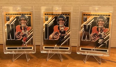 2025 Panini Donruss Elite - Orange Bo Nix Spellbound Set /199 Denver Broncos