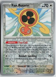 Fan Rotom 118/142 Stellar Crown Reverse Holo Common