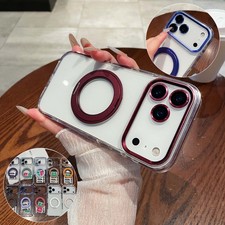For iPhone 18 Pro Max 17 16 15 14 13 12 Magnetic Stand Case with Lens Protector