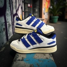 NEW AUTHENTIC ADIDAS TENNIS FORUM2000 "OFF WHITE SEMI LUCID BLUE" MEN'S US 8.5