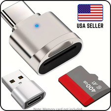 Type C To Micro SD TF Card Reader OTG USB Adapter Converter For Samsung Phone