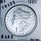 1885 MORGAN SILVER DOLLAR HI GRADE GENUINE U.S. MINT RARE COIN 9470