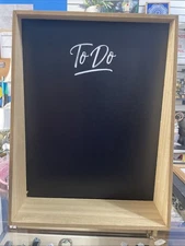To Do Chalk Board Table Top 14 In By 18in Width 4in New
