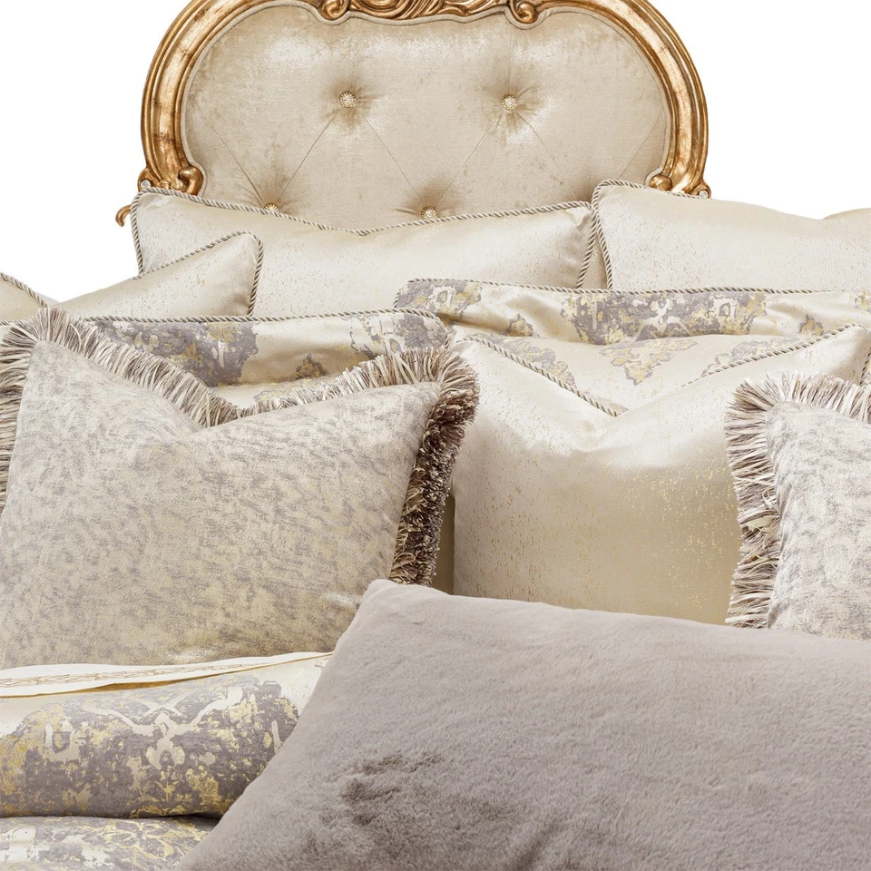 AICO Furniture - Bennett 9 Piece Queen Comforter Set"Champagne - Image 4 of 4