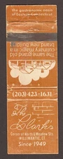 The Clark's Restaurant Willimantic CT matchcover