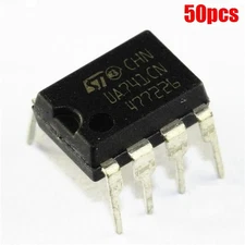 50Pcs UA741 LM741 St DIP-8 Operational Amplifier UA741CN Ic New hy