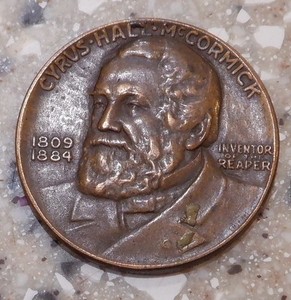 Token / Coin 1931 IH McCormick-Deering Reaper 100th INTERNATIONAL HARVESTER