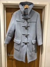 Cappotto Borsone Originale Montgomery Bambino/Uovo d'anatra Blu Corno Toggles Taglia M/L 34Petto