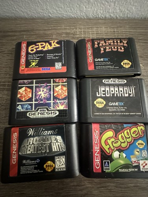 #ad 6 Sega Genesis Games $30.00