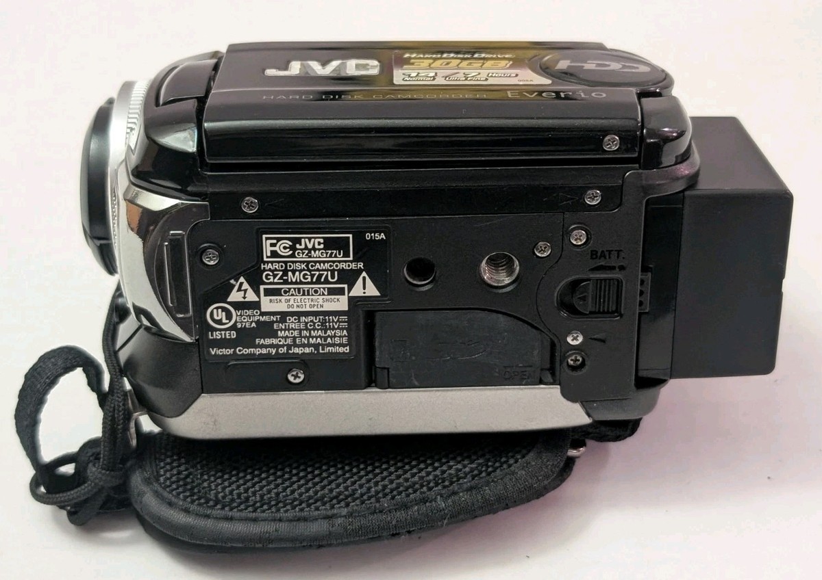 JVC Everio GZ-MG77U 30gb HDD Camcorder Video Camera W/ Case 2