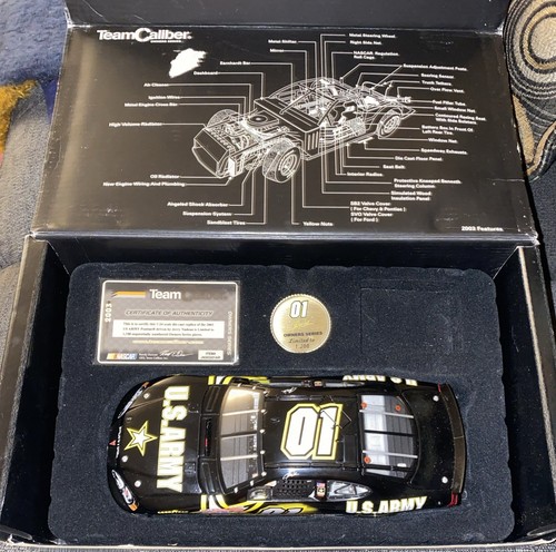 2003 Team Caliber MB2 Owner Series Jerry Nadeau 01 US Army Car Limited Ed 1/1200
