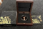 Mexico Libertad 2024 One Ounce .999 BU Silver Black and Gold Marble With COA