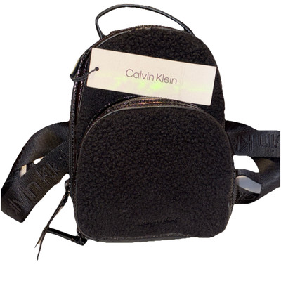Calvin Klein Estelle Plush On Outside Micro Mini Backpack Beautiful