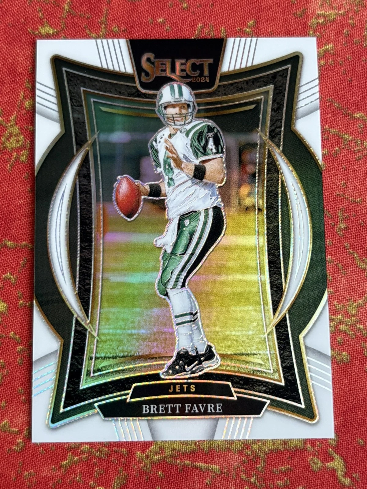 2024 Panini Select Brett Favre Concourse White Prizm /35 12 Jets Packers Steeler