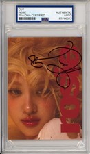 Rose Blackpink Rosie SIGNED Cover Album Photograph Card AUTOGRAPH PSA DNA COA