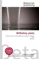 Lambert M. Surhone (U. A.) | Wilhelmy Plate | Taschenbuch | Englisch (2026)