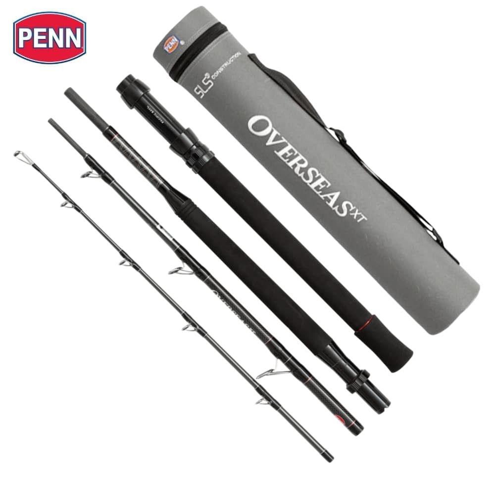 Рыболовное удилище PENN Saltwater Fishing Travel Rod OVERSEAS XT для троллинга 213 м30 фунтов 60890₽