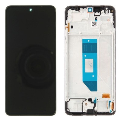 Original OLED Display Touch + Rahmen Xiaomi Redmi Note 14 Schwarz Global Version