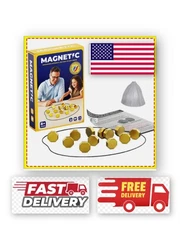 Upgraded Magnetic Stone Game Interactive Magnet Board Strategy Gamefor Family CW