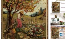 Funny Garden Sign   You Don  t Stop Gardening When You Get Old  12x8  Vintage