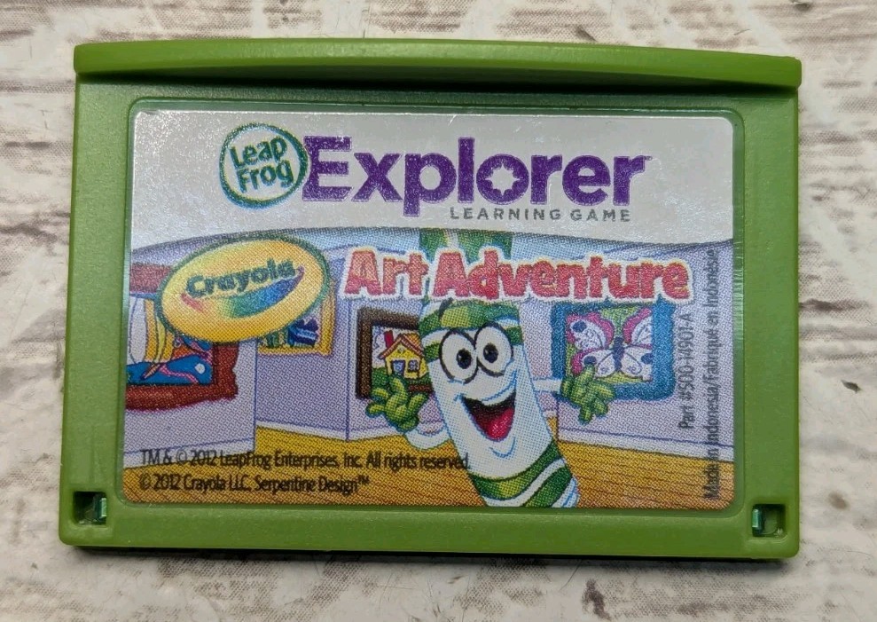 Crayola Art Adventure Game Cartridge LeapPad Leapster LeapFrog