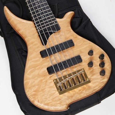 Used Tune TWB-6 EX 6-string electric bass guitar with Quilted
