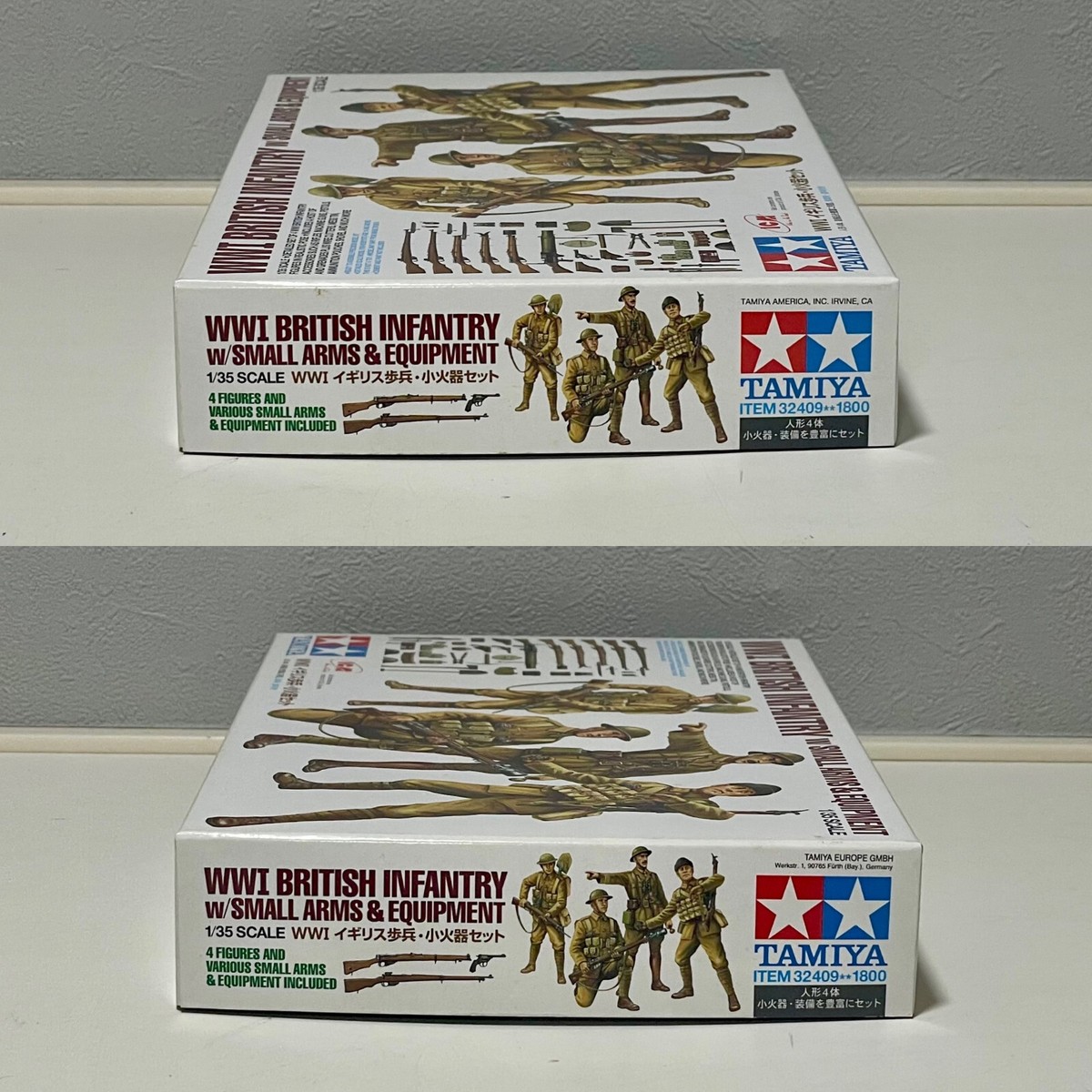 TAMIYA 32409 1/35 Scale Kit WWI British Infantry w/Small Arms