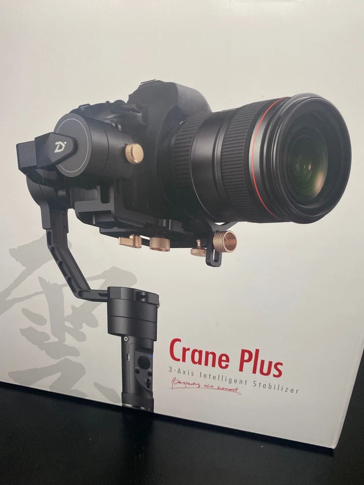 NEW Zhiyun-Tech Crane Plus Handheld Gimbal Stabilizer Black Holds Up To 5.5 lbs - Image 3 of 4