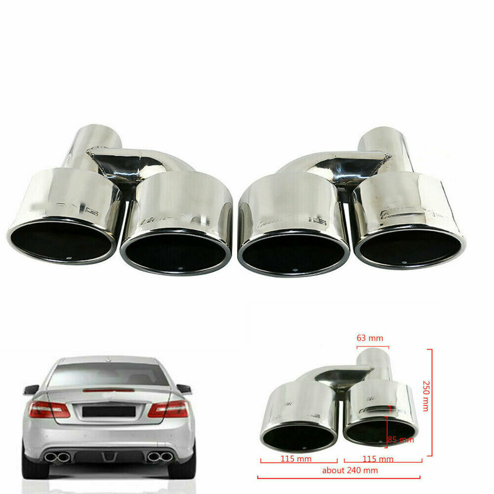 Auspuffspitzen AMG Für C250 C300 C350 Mercedes W204 W211 C-Klasse