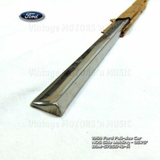 Nos 1958 Ford Fairlane 500 Sedan Vic Stainless Rear Door Molding B9m-5725540-a