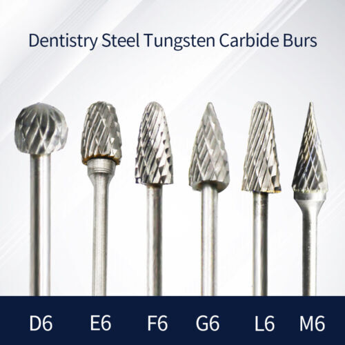 10 Stück Dentallabor Polierfräser Wolframstahl Hartmetall Bohrer Grate 2,35 mm - Bild 1 von 17