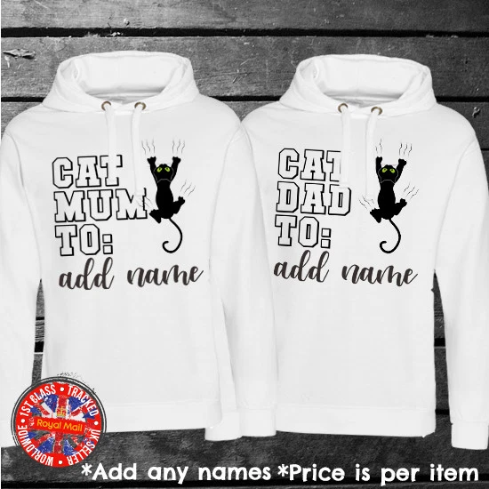Matching cat hoodies sales