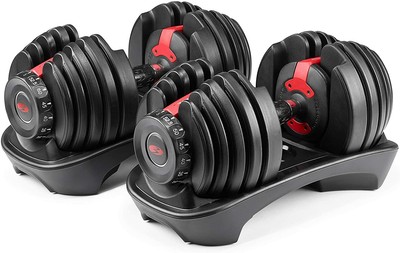 Bowflex SelectTech 552 Adjustable Dumbbell Pair Set of 2 Dumbbells - Free Ship