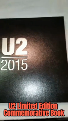 U2 Limited Edition Commemorative Book - 2015 Innocence