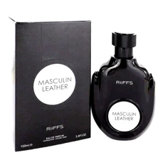 Masculin Leather by Riiffs Eau De Parfum Spray 3.4 oz. EDP. for Men. NIB