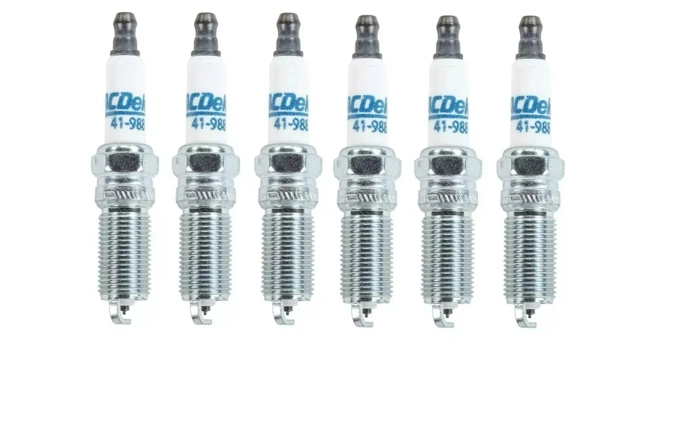 Juego de 6 bujías de iridio originales GM ACDelco 41-988 Foto 2 de 2