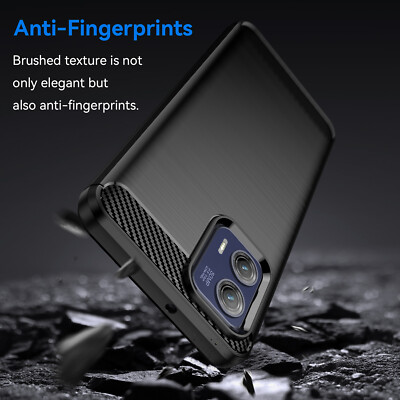 For Motorola Moto G73 5G Shockproof Luxury Classic Soft Brushed Slim Back Case